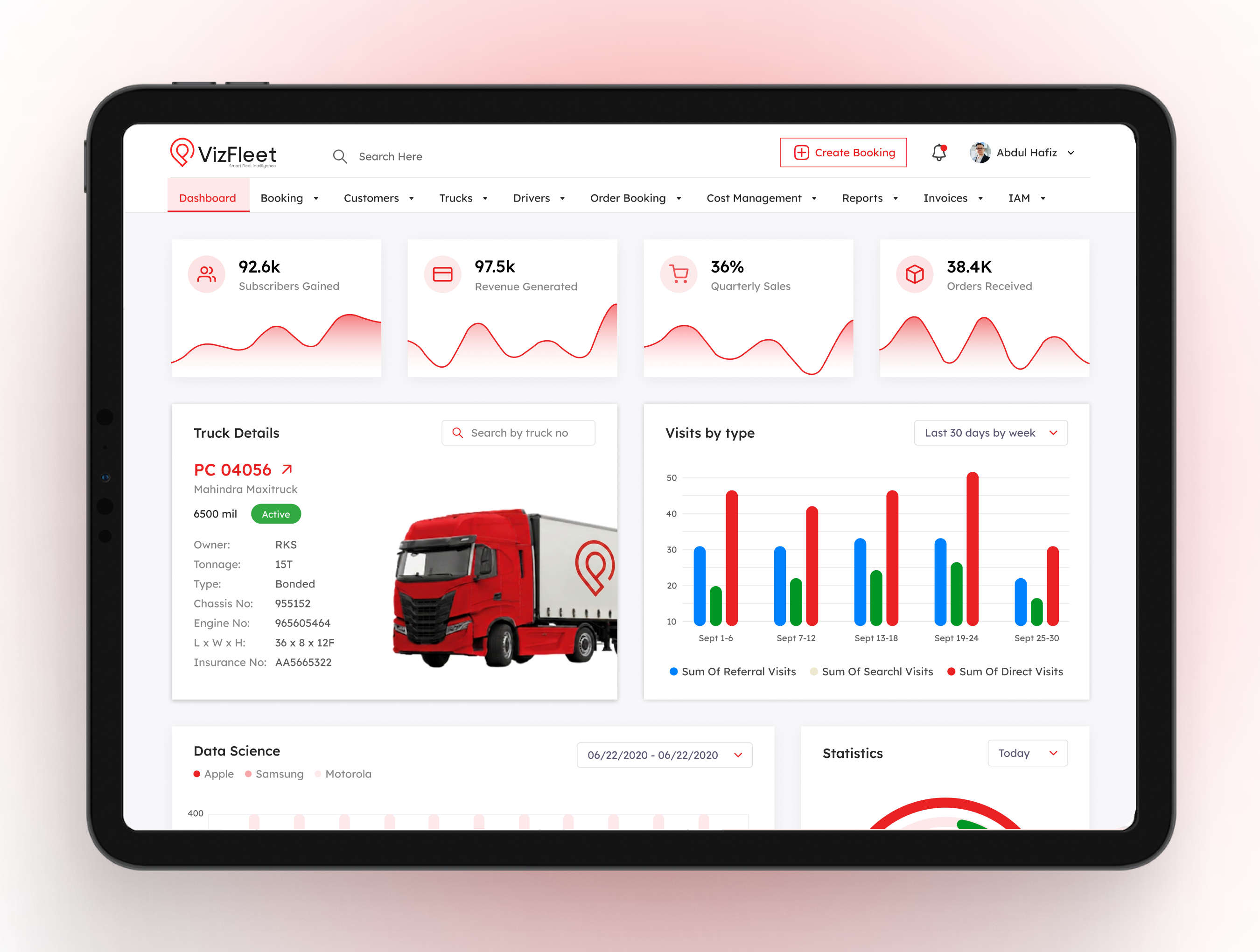 Real-Time Fleet Map